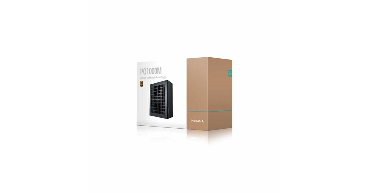 DeepCool PQ1000M 1000W 80+ Gold Full Modular Power Supply - Black ...